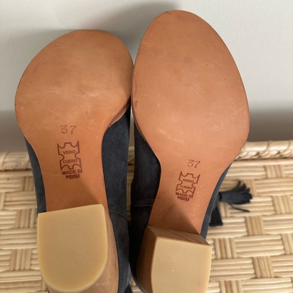 Huma Blanco Braided Suede Boots 37.  Never worn! - Picture 5 of 5